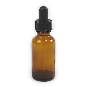 1 oz Amber Bottle with dropper
