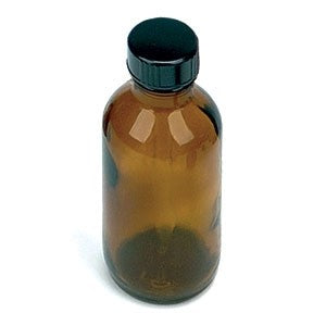 Amber Bottle 2 oz with screw top lid
