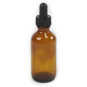 Amber Bottle 2 oz with dropper OUT OF STOCK